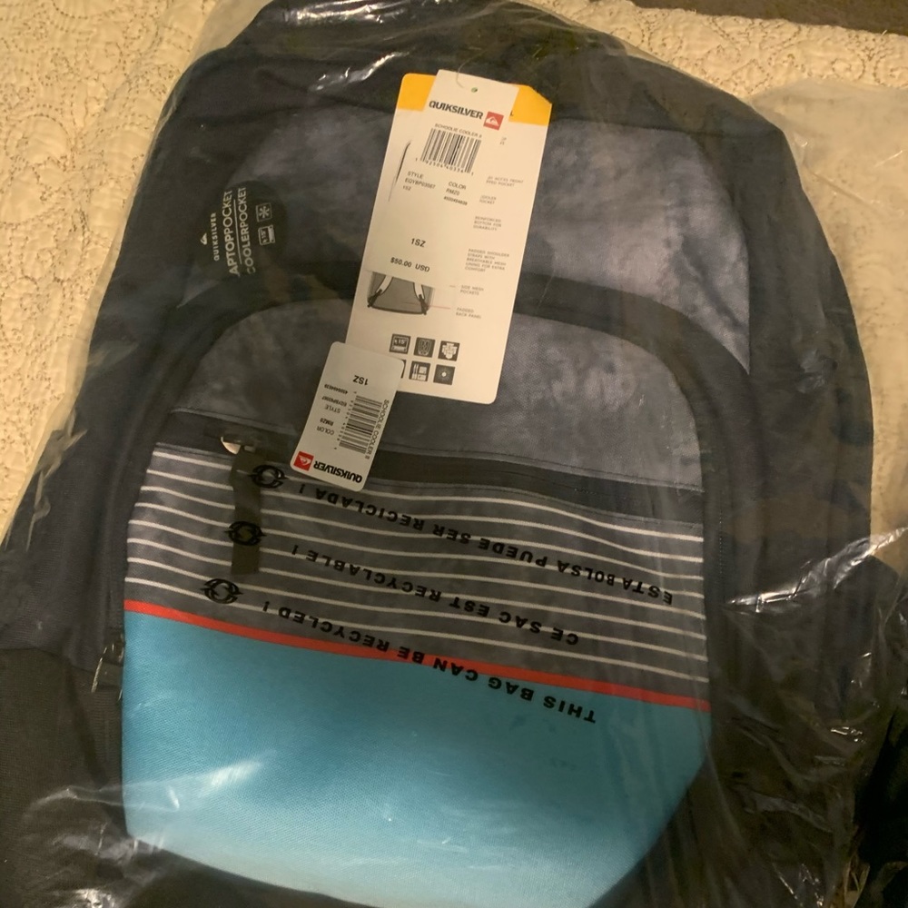 Men’s Quiksilver Backpack, NWT